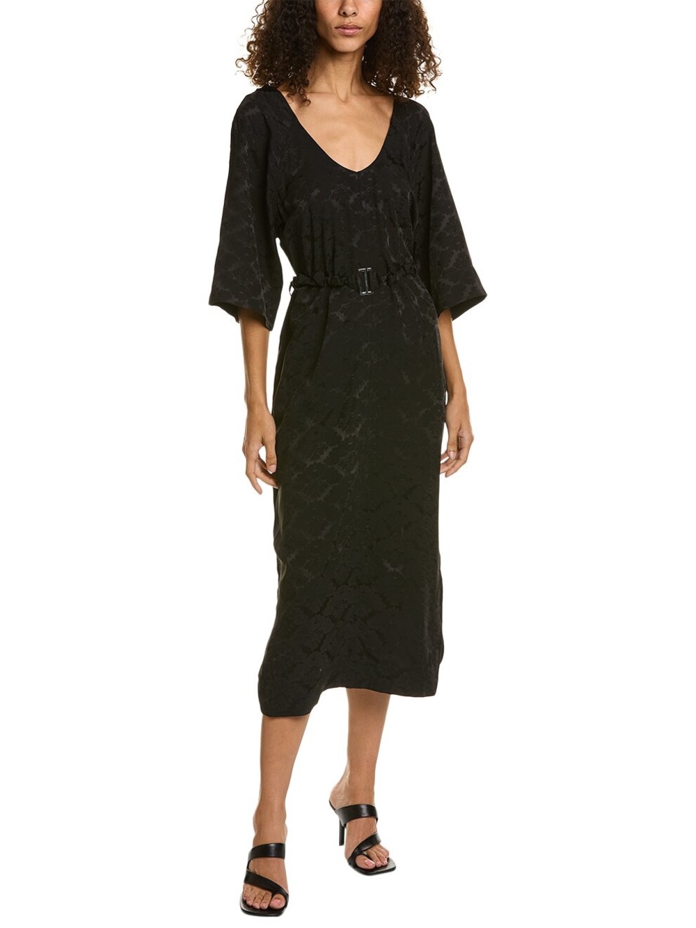 GANNI Jacquard Midi Dress